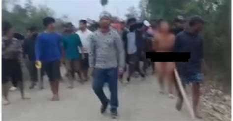 Manipur video of women paraded naked to be taken。